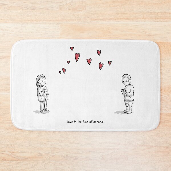 Item preview, Love in the Time of Corona (now with masks) designed and sold by ElephantShoe.