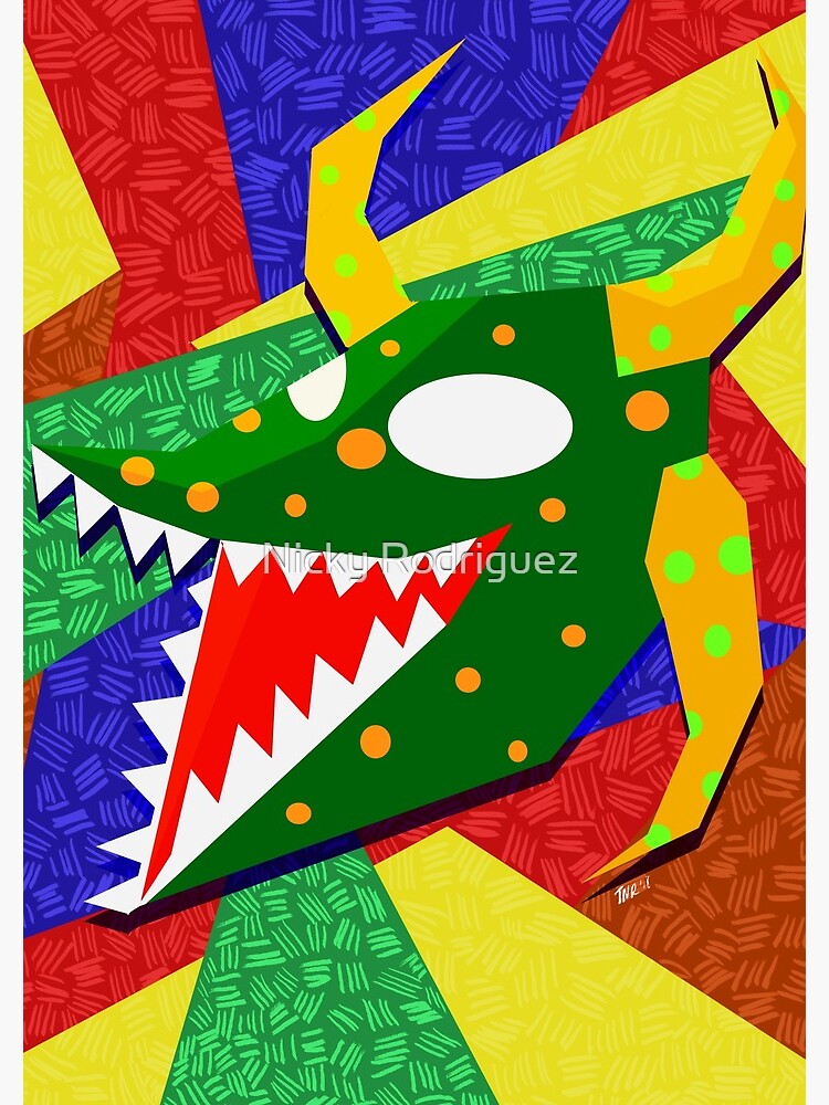 vejigante verde by artoftiffanyr