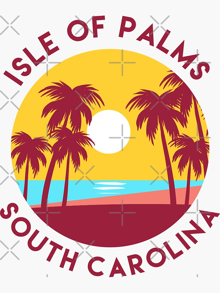"Isle of Palms, South Carolina" Sticker for Sale by InvestingRoad