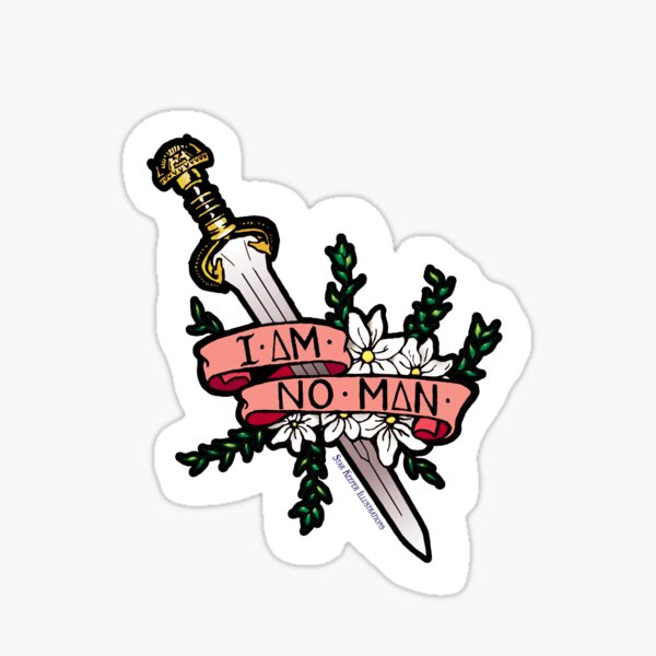 Je ne suis pas un homme! Sticker
