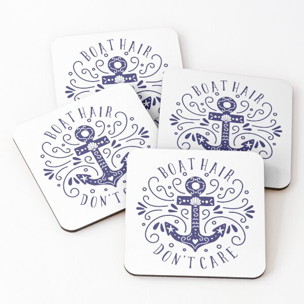 Item preview, Boat Hair Dont Care Anchor Ocean Sea Pattern Gift designed and sold by Style4You24.