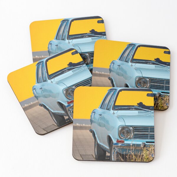 Item preview, Blue on yellow. Retro car. designed and sold by Alexander Sorokopud.