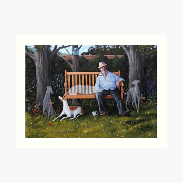 We all still meet once in a while...when I close my eyes. Art Print