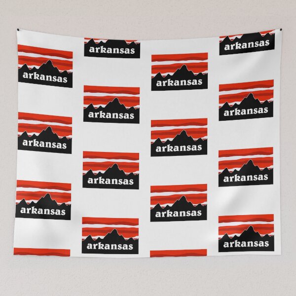 Item preview, Arkansas Razorbacks Mountains designed and sold by emilydraeger.