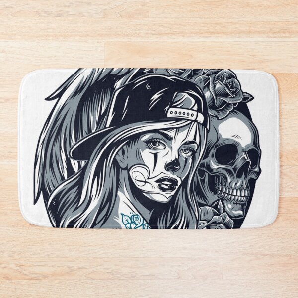 Item preview, Katrina - Skull designed and sold by OnIlustraciones.