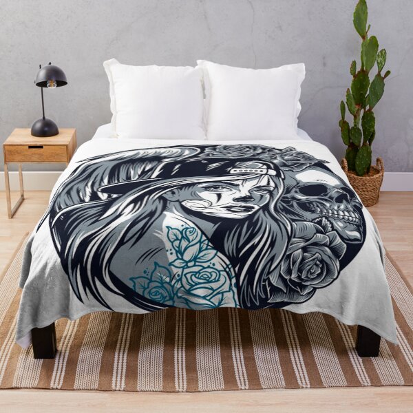 Item preview, Katrina - Skull designed and sold by OnIlustraciones.