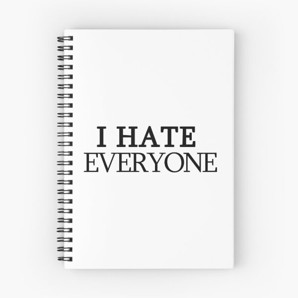 Item preview, I Hate Everyone designed and sold by CarlaEggsDesign.