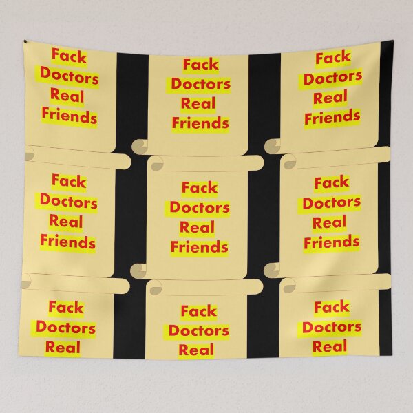 Item preview, Fack doctors Real Friends graphic t-chirts designed and sold by Dahani-mo.