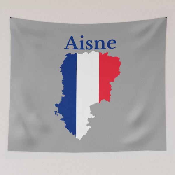 Item preview, Aisne Map, France, French Department designed and sold by marosharaf.