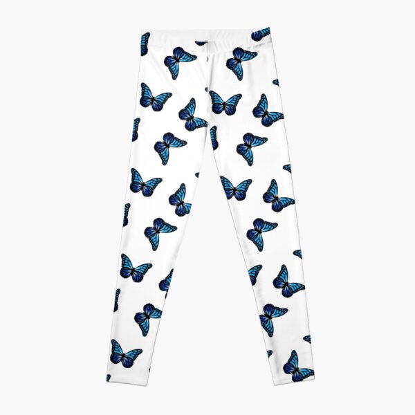 Gray Side Butterflies Pattern Black Leggings – CoreyPaigeDesigns