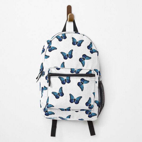 Item preview, Blue Butterflies - White designed and sold by Corey Paige Designs.