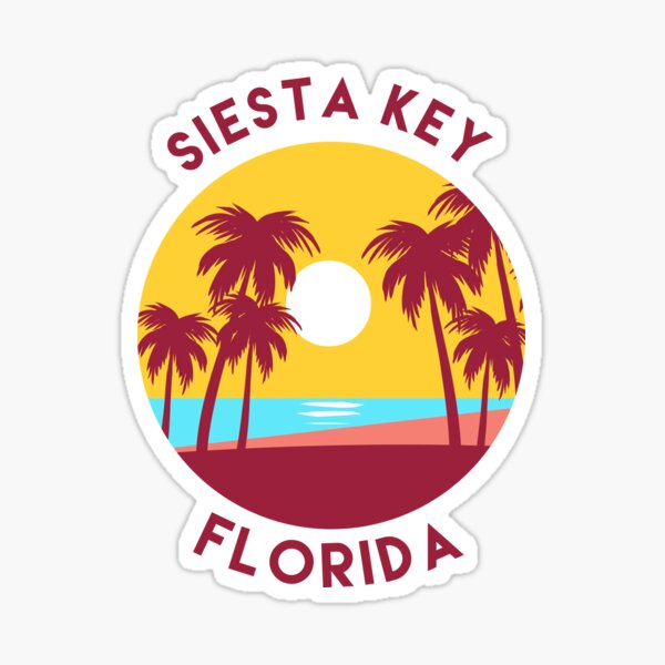 Siesta Key Vibes Sticker
