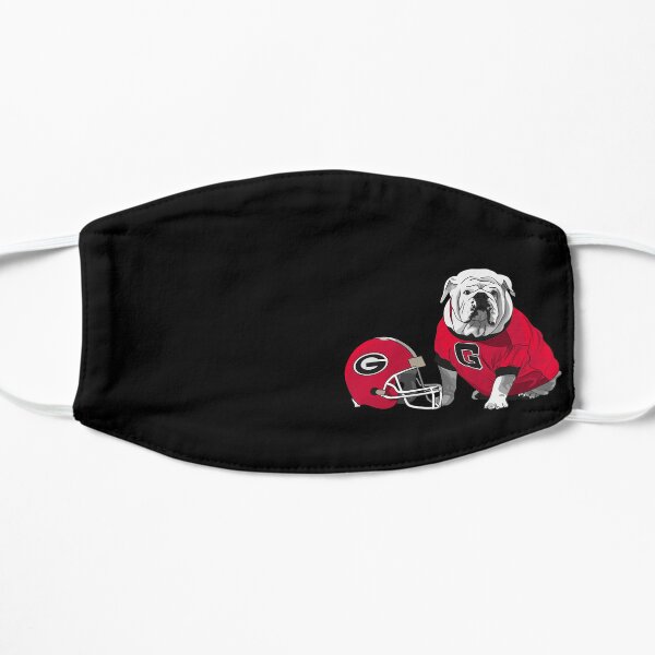 UGA Bulldog with Helmet Flat Mask