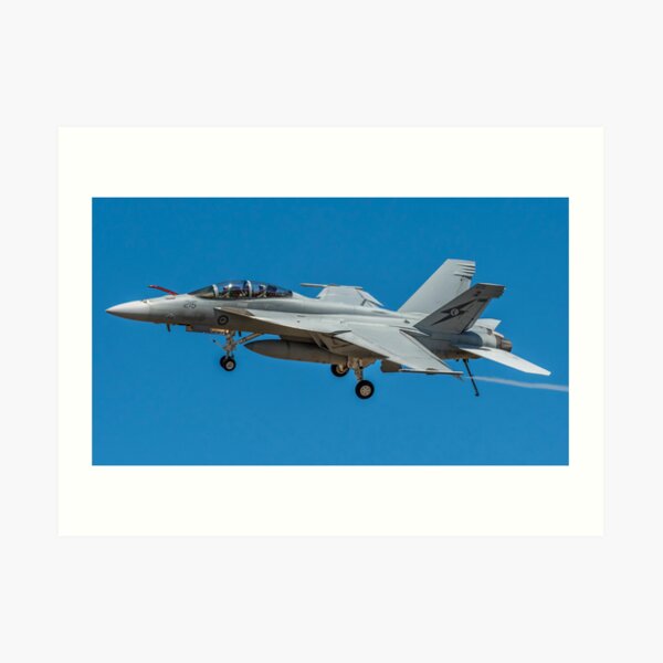 FA-18 Super Hornet Fly By Art Print