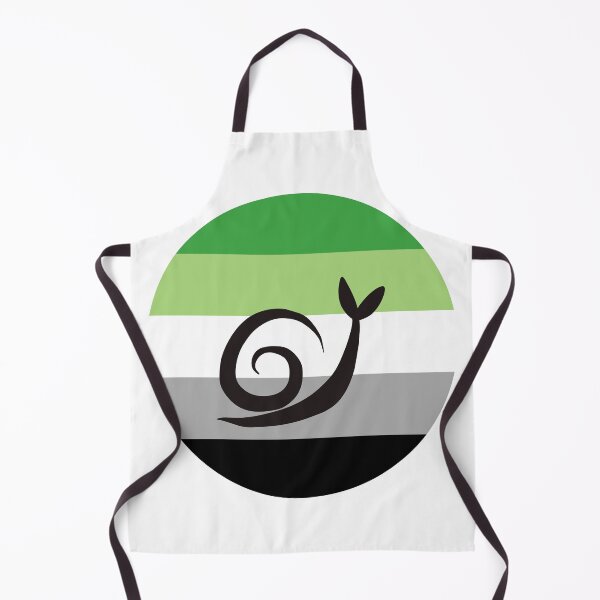 Item preview, Aromantic Aro Minimalist Pride Snail Logo designed and sold by PrideSnails.