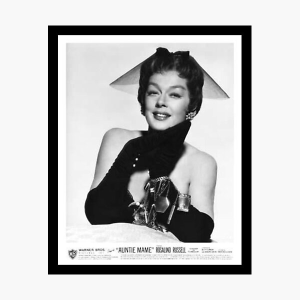 Antie Mame, fabulous elegance, glamor, mourning Photographic Print