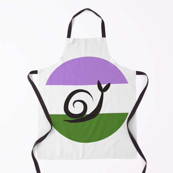 Item preview, Genderqueer Minimalist Pride Snail Logo designed and sold by PrideSnails.