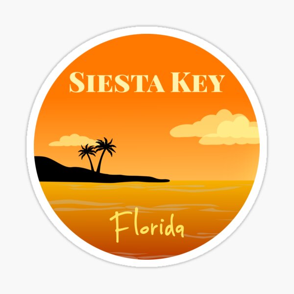 Siesta Key Vibes Sticker