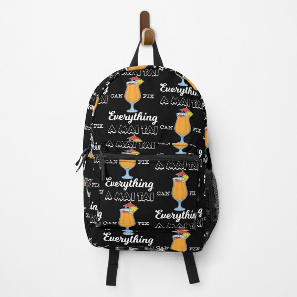 Item preview, A Mai Tai Can Fix Everything Tiki Cocktail print designed and sold by jakehughes2015.