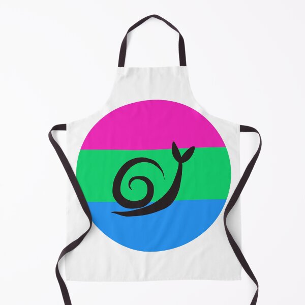Item preview, Polysexual Minimalist Pride Snail Logo designed and sold by PrideSnails.