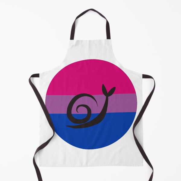 Item preview, Bisexual Minimalist Pride Snail Logo designed and sold by PrideSnails.