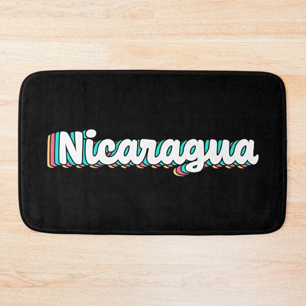 Item preview, Nicaragua Retro White Script designed and sold by modeoftravel.