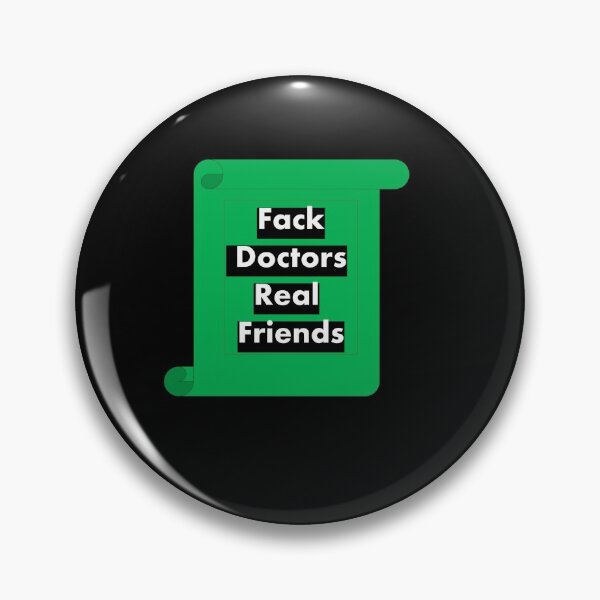 Item preview, Fack doctors Real Friends mask designed and sold by Dahani-mo.