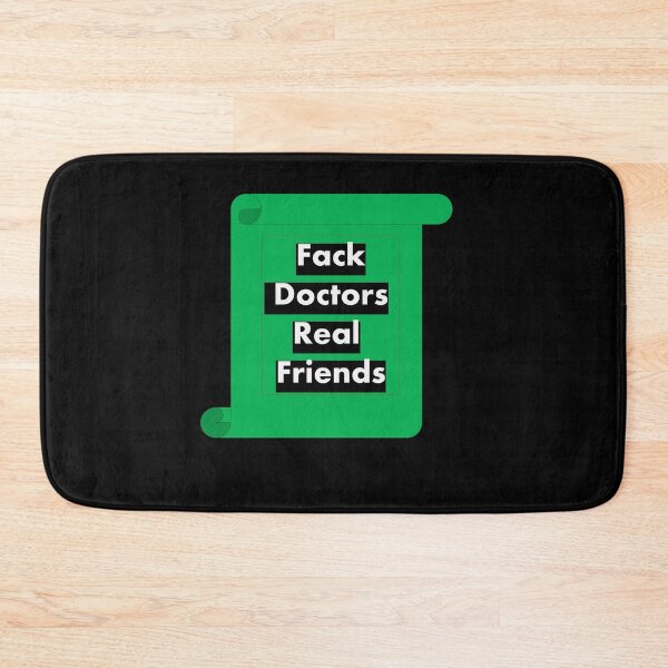 Item preview, Fack doctors Real Friends mask designed and sold by Dahani-mo.