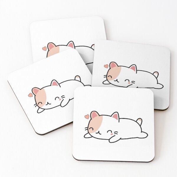 Item preview, Kawaii lazy cat  designed and sold by Salty-cheese-jk.