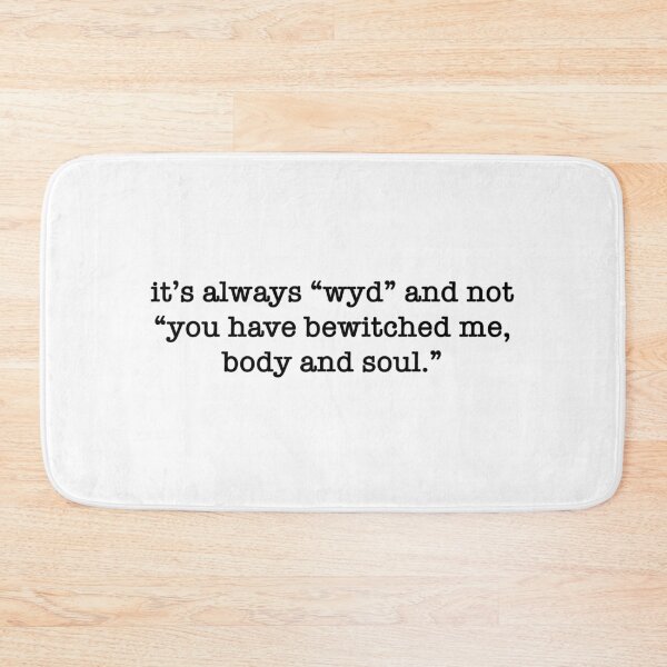 Item preview, Pride and Prejudice Quote designed and sold by Erinmoran.