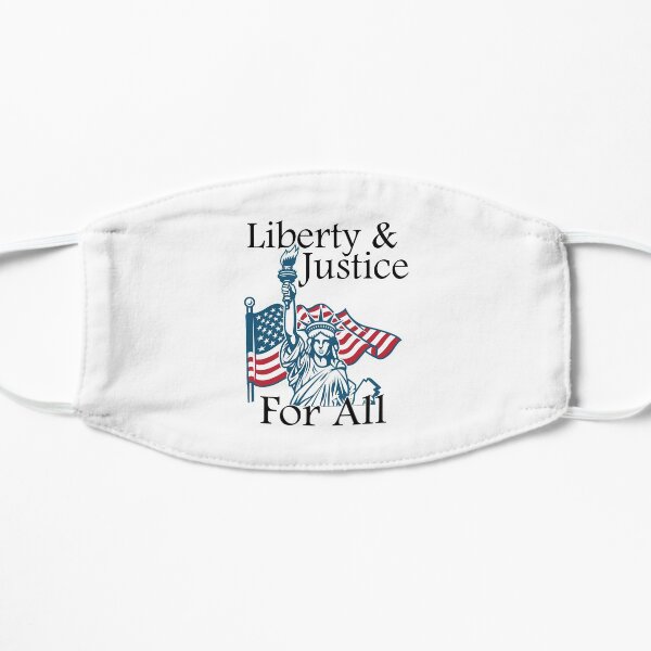 Liberty and Justice For All - Pledge of Allegiance Mask