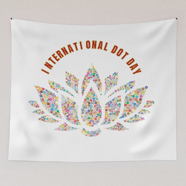 Item preview, Celebrate International Dot Day September 15th Lotus Blossom designed and sold by MimsTees.