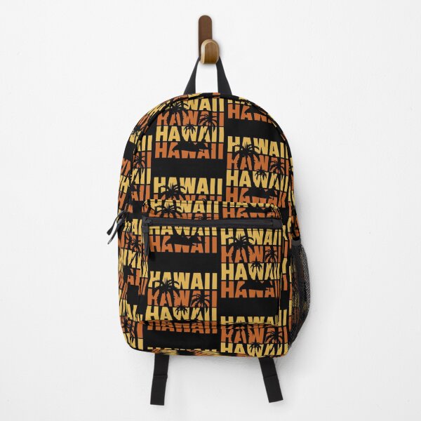Item preview, Hawaiian Islands Surf Style Palm Trees Beach print designed and sold by jakehughes2015.