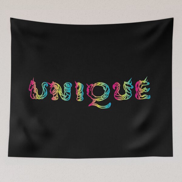 Item preview, Unicorn Unique Rainbow Font designed and sold by TravelScientist.