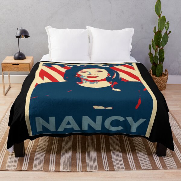 nancy pelosi Throw Blanket