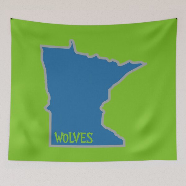 Item preview, Wolves MN Outline designed and sold by AnnbleBee.