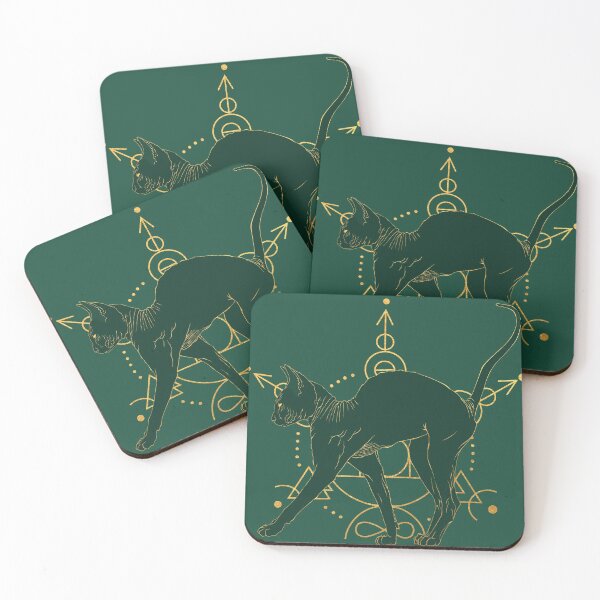 Item preview, Sphynx [GREEN] designed and sold by missfortune-art.