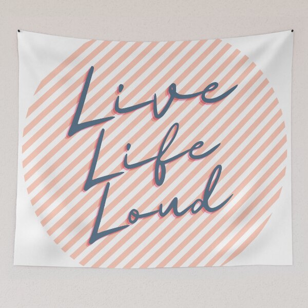 Item preview, Live Life Loud designed and sold by Pink Mint.