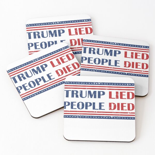 Item preview, Trump Lied People Died designed and sold by netcam.