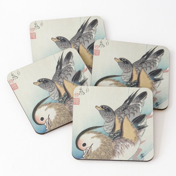 Item preview, Two Mandarin Ducks - Hiroshige - 1838 designed and sold by CJET.