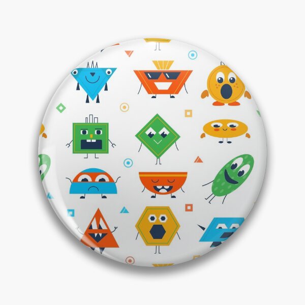 Item preview, Colorful geometric characters designed and sold by Capictures.