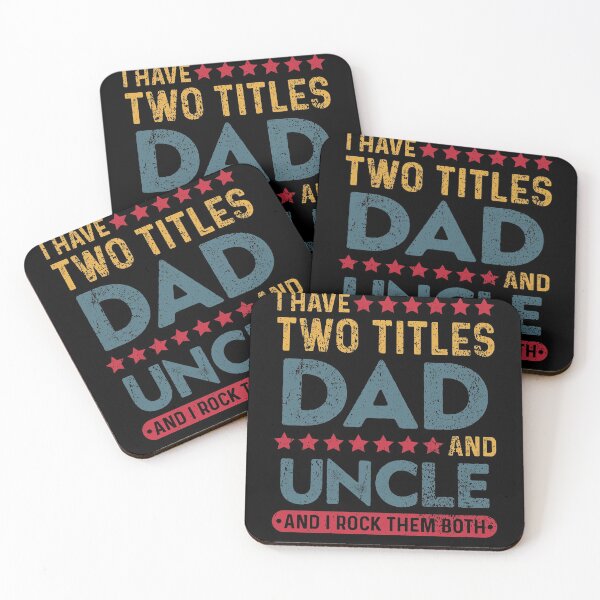 Item preview, I Have Two Titles Dad And Uncle designed and sold by sesa10.