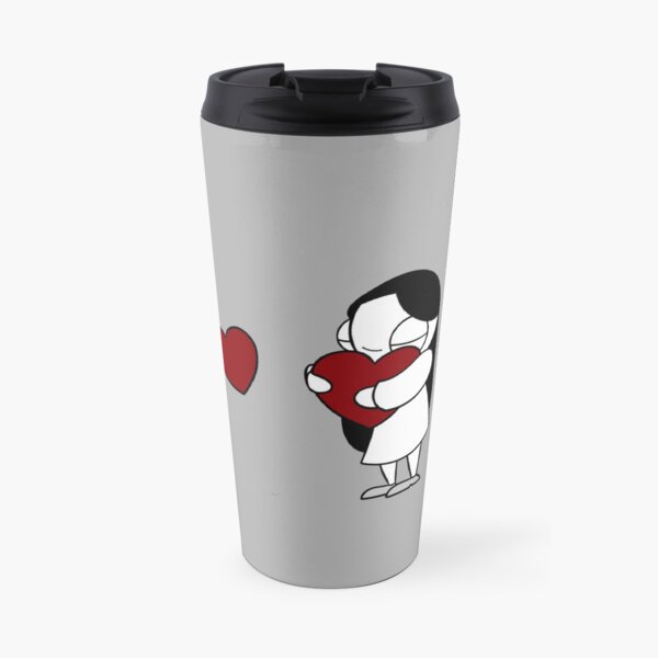 Catana Hearts Travel Coffee Mug