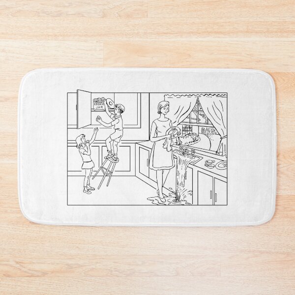 Item preview, The 'Cookie-Theft' Picture (Black & White) designed and sold by Kyle Price.