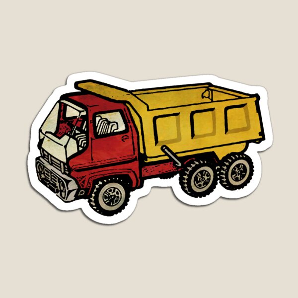 tonka dump truck Magnet
