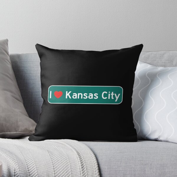 I Love Kansas City! Throw Pillow