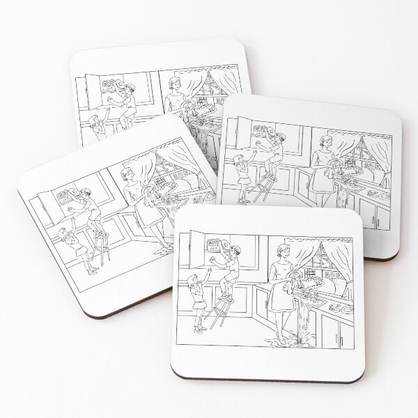 Item preview, The 'Cookie-Theft' Picture (Black & White) designed and sold by Kyle Price.
