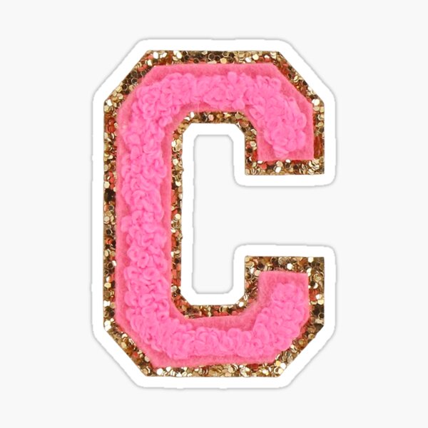 Stoney Clover Lane letter C patch sticker Sticker