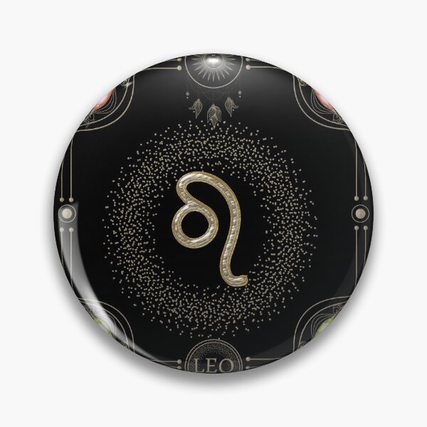 Item preview, Golden zodiac leo sign designed and sold by nicky2342.