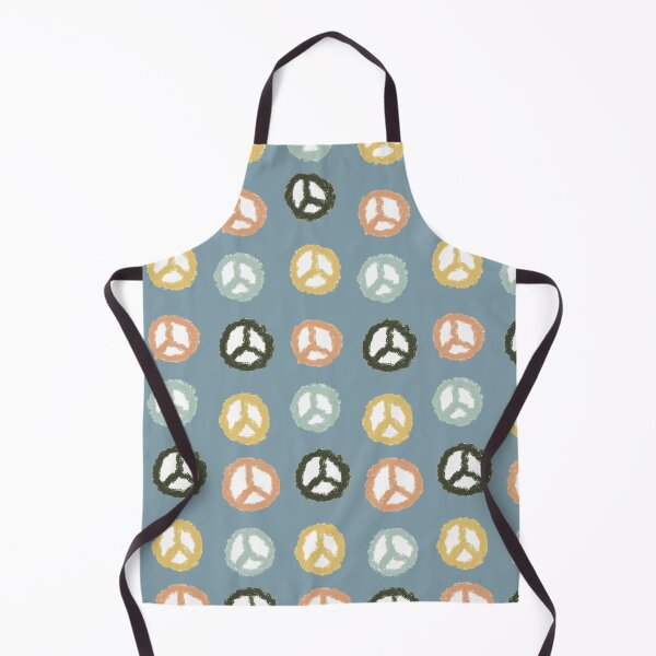 Item preview, navy peace sign pattern designed and sold by alisonbbentley.
